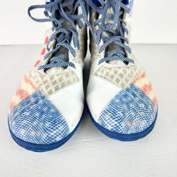 Adidas Men's Mat Wizard Hype Wresting Shoes Size 7.5 Martial Arts MMA Boxing - Picture 7 of 11